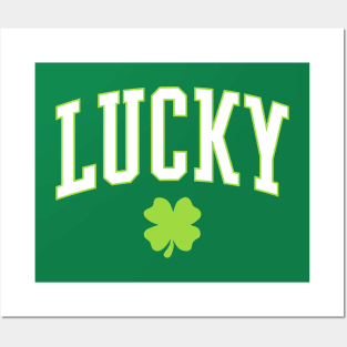 Lucky Shamrock Clover St Patricks Day Posters and Art